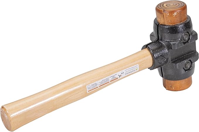 VAUGHAN Split Head Hammer, Quickly Change Face And Handle, Shock Transfer, SH200, VN58716