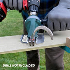 PacTool SS704 Snapper Shear Siding Pro - Siding Cutting Shear - Cordless Drill Attachment - Professional Power Tools