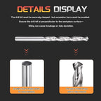 Drill Bit, 5mm Cutting Diameter, 4241 HSS 118° Cutting Angle Uncoated Bright Versatile Jobber Bits - (Applications: for Drilling Plastic Wood Soft Metal), 2-Pieces