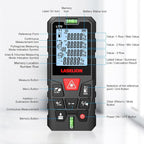 LT70 Laser Distance Meter – 70m (229ft) Range, High Accuracy, Multiple Measurement Modes, Built-in Level Bubble, Handle Laser Distance Measurement Tool，Mute Function (229ft)