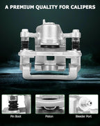 SCITOO 19B3413A 19B3412A Rear Left & Right Disc Brake Calipers Assembly w/Bracket For Hyundai For Sonata 2008-2010