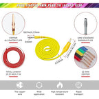 30PCS Back Probe Kit Automotive with Banana Plug Test Leads, Copper Alligator Clips, Insulation Wire Piercing Probes & Stainless Steel Back Probe Pins, Multi-Angle Diagnostic Test Wires for Car Repair