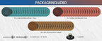 57Pcs 2 Inch Quick Change Sanding Discs Nylon Surface Conditioning Discs with 1/4" Roll Lock Holder for Die Grinder - Ideal for Surface Prep Grinding Polishing Deburring Rust & Paint Removal