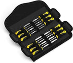 12PCS Needle File Set with Tool Bag, Small File Set Includes 6pcs Jewlers Files & 6 Steel Files for Metal, Jewlers, Wood, Leather and Plastic