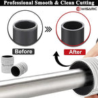 Wisamic Pipe Reamer Tool, 1/4" to 1-1/4" Inner/Outer Deburring Tool for Copper, Stainless Steel, PVC, Aluminum – Plumbing Chamfering Tool for Tubing Prep