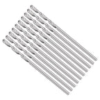 Drill Bit, 1.6mm Cutting Diameter, 4241 HSS 118° Cutting Angle Uncoated Bright Versatile Jobber Bits - (Applications: for Drilling Plastic Wood Soft Metal), 10-Pieces