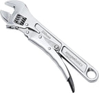 Amazon Basics Locking Adjustable Wrench, 10 inch x 2.7 inch x 0.75 inch