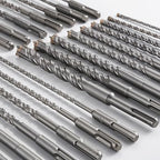 Concrete Drill Bit 1pcs 3/4" X 10"-8" Cross-Type Double Thread Carbide Material Suitable for Concrete, Brick, Cement Walls, Stone