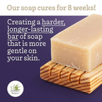 Southern Natural Goat Milk Soap Bar (Lavender 3 Pack) For Dry Sensitive Skin. Natural, Handmade Soap For Men, Women, Kids & Baby. Use On Face & Body