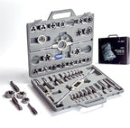 toolant 45pcs SAE Tap and Die Set, 1/4"-1" Large Threading Set with Round Dies for Cutting and Rethreading Internal and External Threads