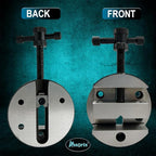 80 mm Round Vice for 3" (80 mm) & 4" (100 mm) Rotary Milling Indexing Table with 3 x M6 T nuts Bolts-Engineering Tools