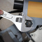 Donext 10 Inch Adjustable Wrench Professional Hand Tool CR-V Steel Crescent Wrench