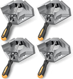 4 Pack Right Angle Clamp, Single Handle 90° Aluminum Alloy Corner Clamp, With Adjustable Swing Jaw 90° degree corner clamps for welding, woodworking