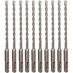 10PCS, 3/8" x 6", SDS Plus, Hammer Drill Bits, Rotary Hammer Drill Bits