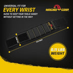 MagnoGrip Magnetic Wristband for Holding Screws, Nails, Drill Bits, Super Strong Magnets, Adjustable Strap, Essential Tool for DIYers, Handyman, Mechanics, Construction & Home Improvement - Black
