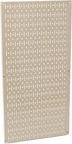 Wall Control Pegboard 32in x 16in Beige Metal Pegboard Tool Board Panel