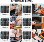 PECHAM 3.6V 2000mAh Cordless Screwdriver,Electric Screwdriver,350 RPM&5 Torque 5Nm,TYPE-C Charging, 8 Pcs Bits for Home Repairs,Portable Compact Design,Gifts for Men Him Dad Boyfriend