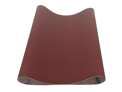 37 x 75 Inch Sanding Belts - 60 Grit Aluminum Oxide Belt Sanders for Woodworking and Metal, German Quality Heavy Duty Cloth Belt Sanding with Smooth Running Joint, Wide Sander Belts - 5 Pack
