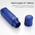 14" Rod Storage Container Tube - 1 Pack Blue Holder Canister for 10LB SMAW Welding Stick Electrode