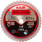 Metal Cutting Circular Saw Blade, Steel and Stainless Steel Cutting, The Cutting Head uses a Special Anti-Heat Sticking Coating with high Finish and Long Life,FMB 7-1/2 inch 42-Tooth 20mm -TA