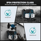 360 ° Laser Level with Tripod, 4D 16 Lines Green Laser Level for Construction, Self-Leveling Tool Equipped with Bluetooth APP and Remote Controller, Complete Kit with Accessories