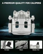SCITOO 18B5026 18B5027 Front Left & Right Disc Brake Calipers Assembly w/Bracket For Ford For Edge 2007-2009