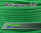 BORED? PARACORD! 550 lb Paracord - Ideal for Crafting, Camping, DIY Projects, Active & Military Outdoors - Strong Survival Rope - Tactical Parachute Cord Type III - Neon Green 100 Feet