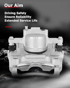 cciyu Front Left Brake Caliper Assembly w/Bracket 18B5044A 2009 2010 2011 2012 For Dodge For Journey
