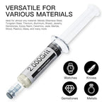Diamond Polishing Compound Lapping Compound 2,000 Grit 6.5-7.3 Microns with 30% Concentration of Diamond Powders Diamond Stropping Paste for Glass Marble Metal Resin Rock Jewelry Watch etc.