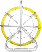 Fish Tape Fiberglass Reel Wire Cable Running Rod Duct Rodder Fishtape Puller 6mm (6mm)