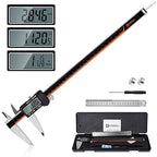 HARDELL Digital Caliper 12 Inch, Stainless Steel Caliper Measuring Tool with Large LCD Screen, Auto-Off Feature, Inch/Millimeter, Electronic Vernier Caliper for DIY, Jewelry, Parts, 3D Printing