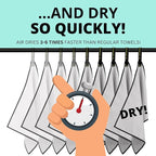 Backpacking Ultralight Quick Dry Microfiber Soft Fast Drying Hand and Face Towel Wash Cloth Camping Yoga Hiking Active Lifestyle Small (Gray, Small)