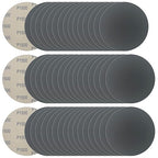 6 Inch 50 Pcs Wet Dry Sanding Discs Hook and Loop, 1500 Grit Sandpaper Automotive Wood Metal Polishing & Sanding, Silicon Carbide Sand Paper for Random Orbital Sander (Grit 1500)