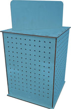 TORCHED DISPLAYS Rotating Pegboard Display… (Blue)