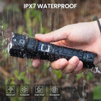 Rechargeable Flashlights High Lumens, 99,000 Lumen Brightest Led Flashlight with 5 Modes & 15H Long Runtime, Powerful Waterproof Handheld Flash Light, Super Bright Flashlight for Home, Camping
