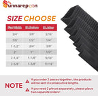 Black 2:1 Ratio Automotive Heat Shrink Braided Sleeving,Wear-Resistant Flat Woven Shrinkable Sleeve Fabric Car Cable Wires Hoses Protection (1"-8ft)