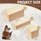 Basswood Carving Blocks,25 Pcs Whittling Wood Basswood Blocks with 3 Sizes,Bass Wood for Wood Carving,Wooden Blocks for Crafts for Beginners Kids and Adults