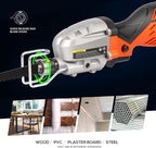 5.0 Amp Variable-Speed Corded Reciprocating Saw - 3000spm for Versatile Cutting, 1/2" Stroke Length, Up to 4-1/2" Cutting Capacity for Wood and Metal