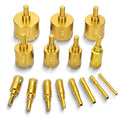 Diamond Hole Saw Tile Drill Bits,Dry/Wet Brazing Drill Hole Saw Kit,15pcs (6-50mm) Diamond Core Drill Bit Set for Ceramic, Glass, Tile, Gypsum, Marble, Granite