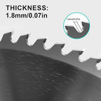 4-1/2 Inch Circular Saw Blade 40T, 7/8 Inch Arbor, Alternate Top Bevel Saw Blades for Cutting Wood, 3 Pack