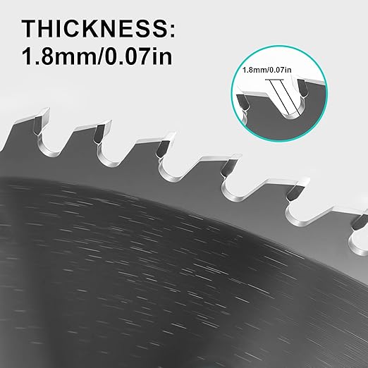 12-Inch Miter Saw Blades 80-Tooth, 1 Inch Arbor, Woodworking Saw Blades for Table Saw, Circular Saw Blade, 1 Pack