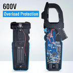 Inrush Digital Clamp Meter Multimeter - TEMIRUP T-RMS 6000 Counts 1000A Amp Voltage Tester with VFD, LOZ, Measures NCV, AC/DC Voltage Current, Continuity Capacitance Frequency Resistance, Temperature