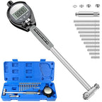 HDLNKAK Digital Bore Gauges Set, Cylinder Bore Gauge with LCD Digital Dial Indicator, 2"-6"/0.0005", Wide Selection of Anvils, Applications in Engines Cylinder Precision Measurement