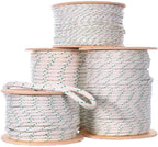 Rope and Cord Double Braid Pulling Rope – Super Strong Composite Rope with Built-in Pulling Eyes (1/2" | 600' Spool)