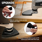 162pcs Oscillating Tool Sanding Pads Kit, 4pcs Triangle Sanding Pads, 4pcs Finger Sanding Pad and 4pcs Multi Tool Blades, 150pcs Multitool Sandpaper Set, Fit for Finishing Wood Sanding