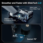 roborock F25 ACE Combo Wet Dry Vacuum Cleaner, 5-in-1 Cordless Stick Vacuum Mop, Smart Hard Floor Washer with 180° Lie-Flat, AI Assitant Wheels, Self Cleaning, 65 min Runtime, Whole House Cleaning