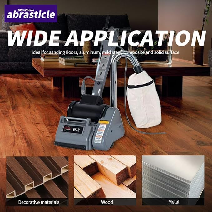 12 Packs 8 x 19 inch 60 Grit Cloth Floor Sanding Belts Ideal for Sanding Commercial and Residential Flooring
