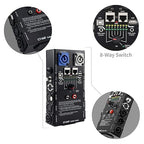 MFL. 13-Plug Audio Cable Tester Line Finder Black 13-in-1 Cables Checker 8-Way Switch Wire Tracker with LED Indicators, Rectangular