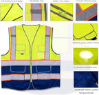Tydon Guardian Reflective Safety Vest for Women Men High Visibility Security With Pocket Zipper Front Meet ANSI/ISEA Standard