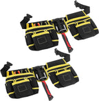 Tool Belt Bag Utility Belt Adjustable Pockets Tool Belts Detachable Work Pouch Bag Heavy Waist Apron Versatile Pouch for Electrician